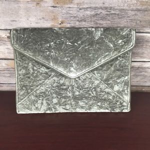 NWOT Rebecca Minkoff Leo Clutch, Gray